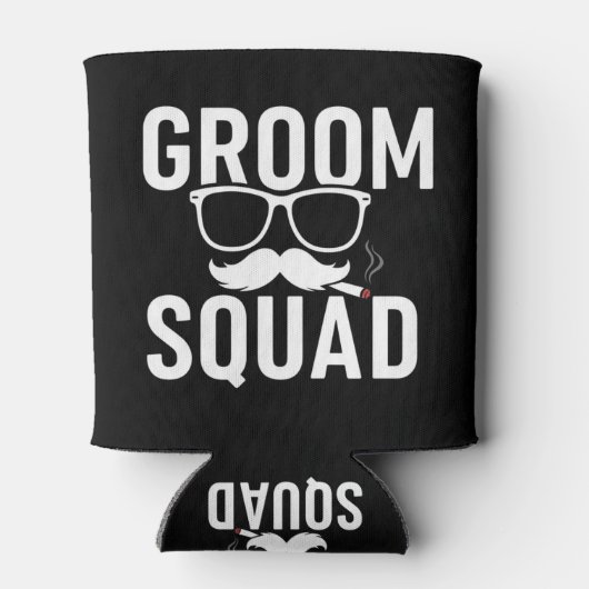 Funny Groom Squad Wedding Party Design Dosenkühler (Rückseite)