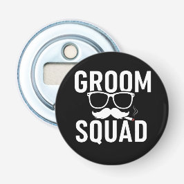 Funny Groom Squad Wedding Party Design Flaschenöffner