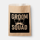 Funny Groom Squad Wedding Party Design Geschenktütchen (Vorderseite)