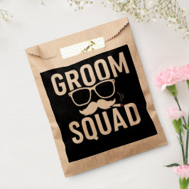 Funny Groom Squad Wedding Party Design Geschenktütchen