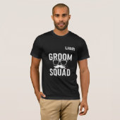 Funny Groom Squad Wedding Party Design T-Shirt (Vorne ganz)