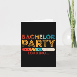 Funny Groom Wedding Bachelor Party Karte