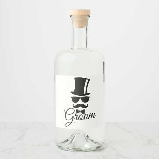 Funny Groove Alkoholflaschenetikett (Vorderseite)