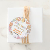 Funny Groovy 1. Ostergeburt Party Geschenkanhänger (Beispiel)