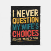 Funny Groovy Dad Joke Quote For Husband Fathers Da Fleecedecke (Vorderseite)