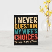 Funny Groovy Dad Joke Quote For Husband Fathers Da Karte (Gelbe Blume)