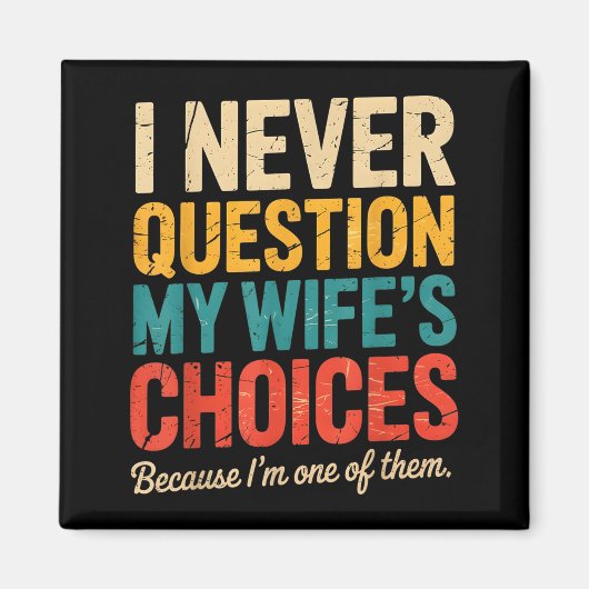 Funny Groovy Dad Joke Quote For Husband Fathers Da Magnet (Vorne)
