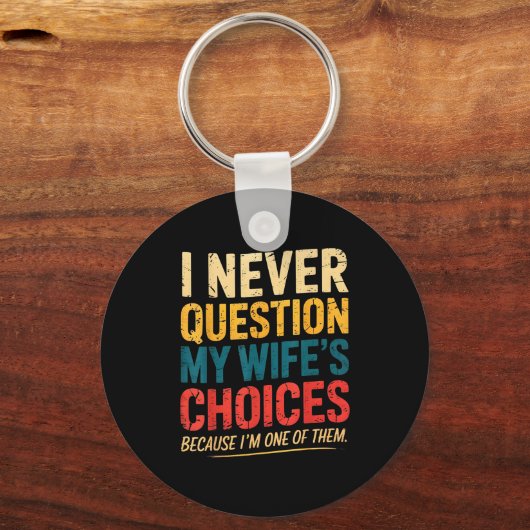 Funny Groovy Dad Joke Quote For Husband Fathers Da Schlüsselanhänger (Vorderseite)