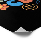 Funny Groovy Lazy Pankreas Club Poster (Ecke)