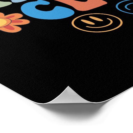 Funny Groovy Lazy Pankreas Club Poster (Ecke)