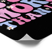 Funny Groovy My Joints Go Out More Than I Do Cool  Poster (Ecke)