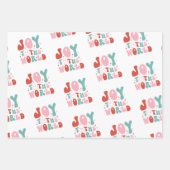 Funny Groovy Weihnachten der 1970er Jahre Geschenkpapier Set (Vorderseite 2)