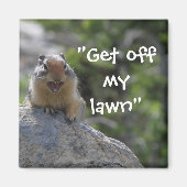 Funny Ground Squirrel Magnet (Vorne)