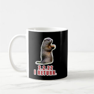 Funny Groundhog Day 2022 Februar 2 Geburtstag Kaffeetasse