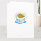 Funny Groundhog Day Birthday Card Karte (Rückseite)