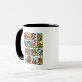 Funny Groundhog Day Cartoon Tasse (Vorderseite Links)