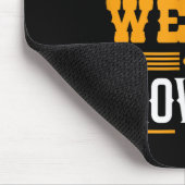 Funny Groundhog Day Dessert Design - 6 More Weeks  Mousepad (Ecke)