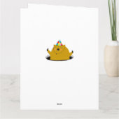 Funny Groundhog Day Geburtstag Karte (Rückseite)