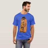 Funny Groundhog Day Ground Hog Hotdog Groundhog T-Shirt (Vorne ganz)