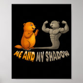 Funny Groundhog Day  Poster (Vorne)