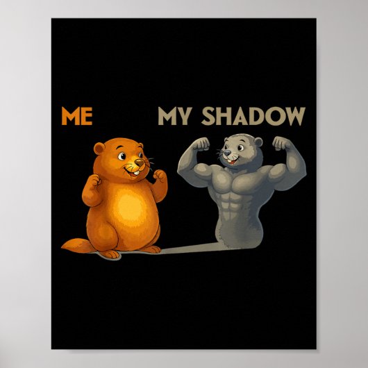 Funny Groundhog Day  Poster (Vorne)