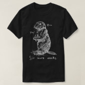 Funny Groundhog Day T-Shirt (Design vorne)