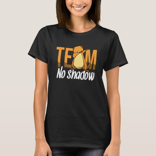Funny Groundhog Day Team No Shadow Dabbing Kinder T-Shirt (Vorderseite)
