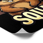 Funny Groundhog Squad Happy Groundhog Day Celebrat Poster (Ecke)