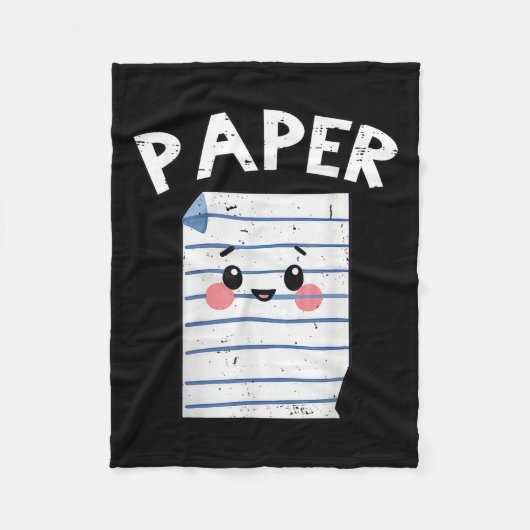 Funny Group Halloween Outfit - Rock Paper Scissy Fleecedecke (Vorderseite)