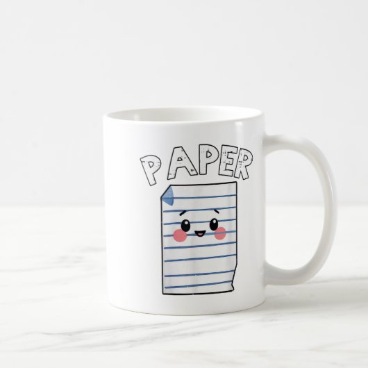 Funny Group Halloween Outfit - Rock Paper Scissy Kaffeetasse (Rechts)