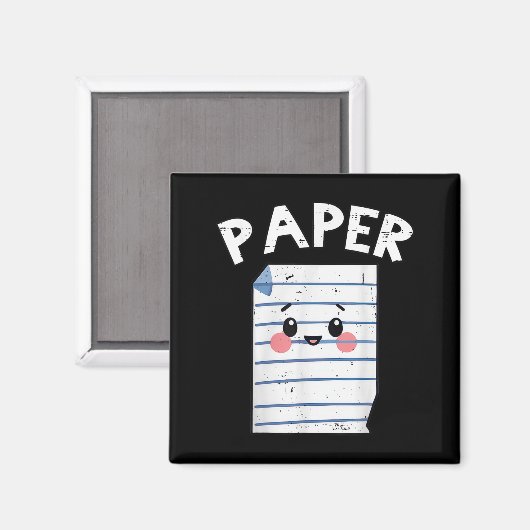 Funny Group Halloween Outfit - Rock Paper Scissy Magnet (Vorderseite/Rückseite)