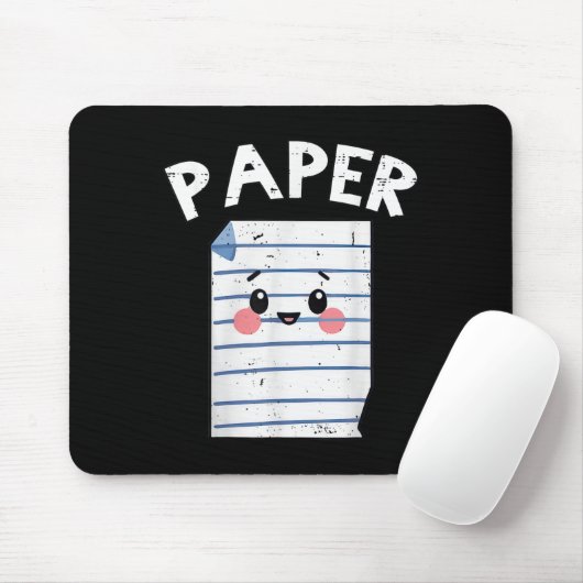 Funny Group Halloween Outfit - Rock Paper Scissy Mousepad (Mit Mouse)