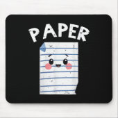 Funny Group Halloween Outfit - Rock Paper Scissy Mousepad (Vorne)