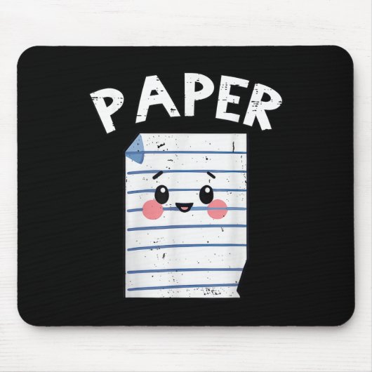 Funny Group Halloween Outfit - Rock Paper Scissy Mousepad (Vorne)