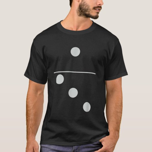 Funny Group Matching Halloween Kostüm Domino Domi T-Shirt (Vorderseite)