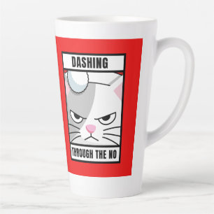 FUNNY GRUMP CAT CHRISTMAS LATTE KAFFEE-TASSE MILCHTASSE