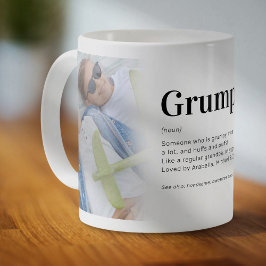 Funny Grumpa Definition Grandpa Foto Kaffee Tasse