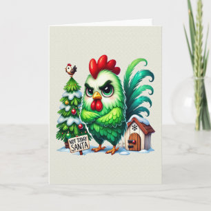 Funny grumpig Weihnachtsgebäck Karte