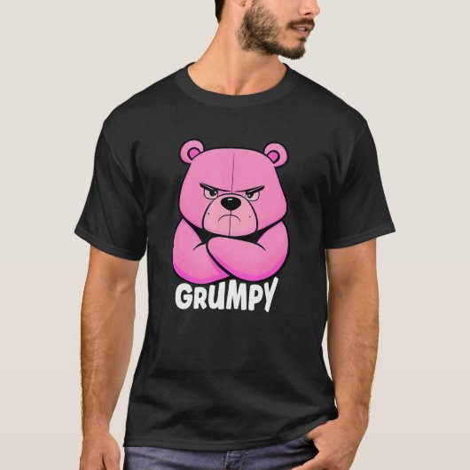 Funny Grumpy Bear - Grouch oder Grouch T-Shirt (Vorderseite)