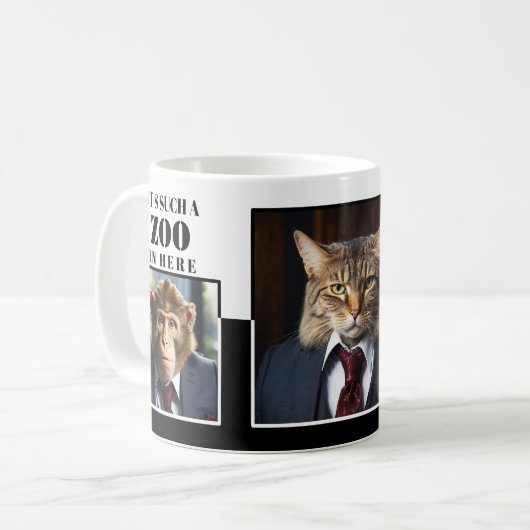 Funny Grumpy Boss Office Kaffeetasse (Vorderseite Links)