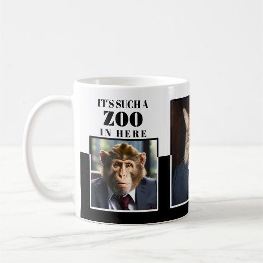 Funny Grumpy Boss Office Kaffeetasse (Links)