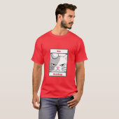Funny Grumpy Cat Bah Humbug T-Shirt (Vorne ganz)