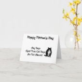 Funny Grumpy Cat Fathers Day Card Karte (Gelbe Blume)