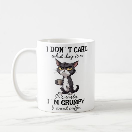 Funny Grumpy Cat Kaffeetasse (Links)