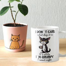 Funny Grumpy Cat Kaffeetasse