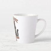 Funny Grumpy Cat Latte Mug Milchtasse (Rechts)