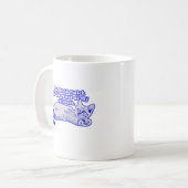 Funny grumpy cat meme for kitten and cat lovers kaffeetasse (Vorderseite Links)