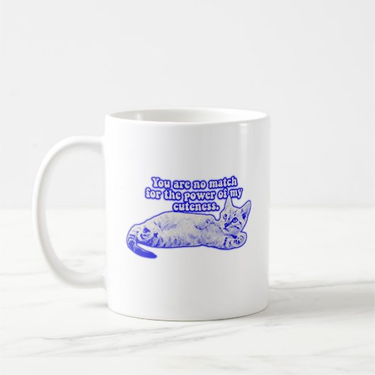 Funny grumpy cat meme for kitten and cat lovers kaffeetasse (Links)