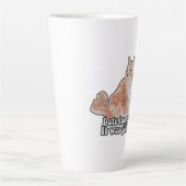 Funny grumpy cat meme für Katz- und Kitesurfer Milchtasse (Vorderseite)