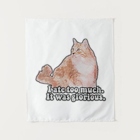 Funny grumpy cat meme für Katz- und Kitesurfer Wandteppich (Vorderseite)